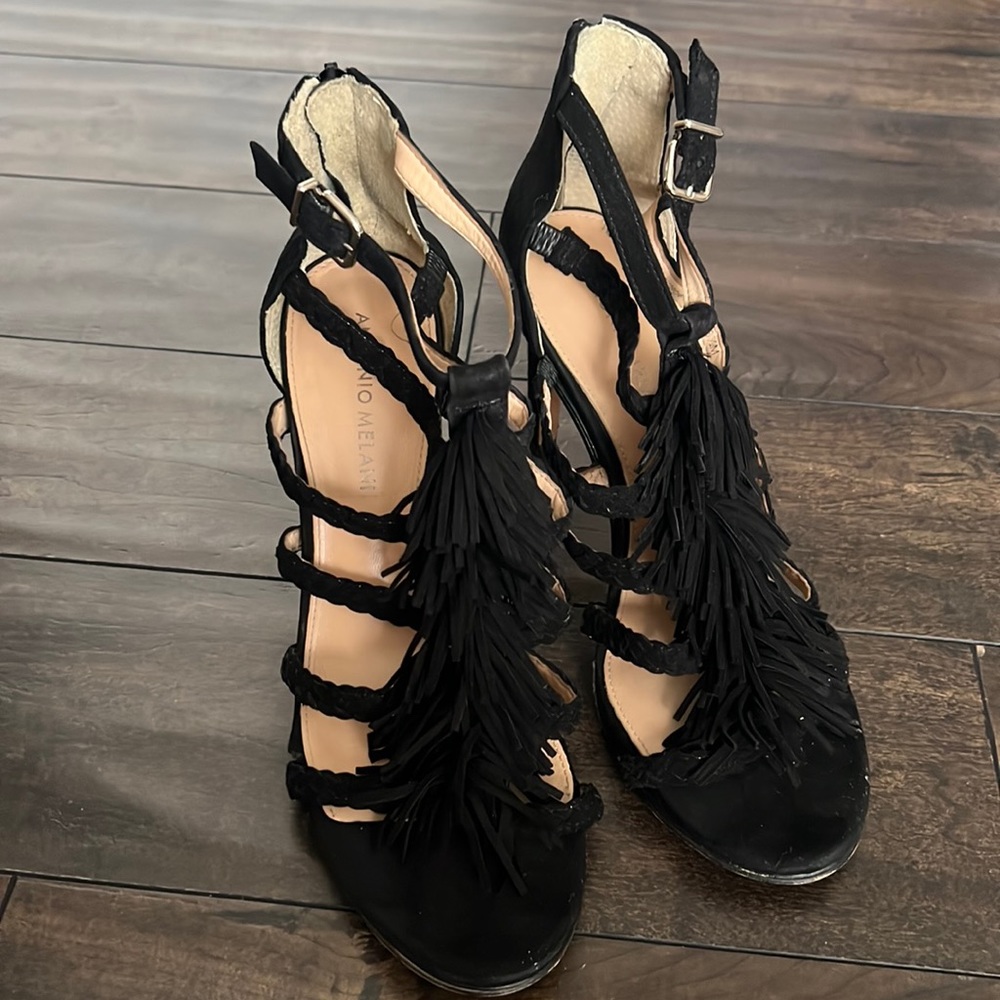 Antonio Melani Black heels, size 8 1/2